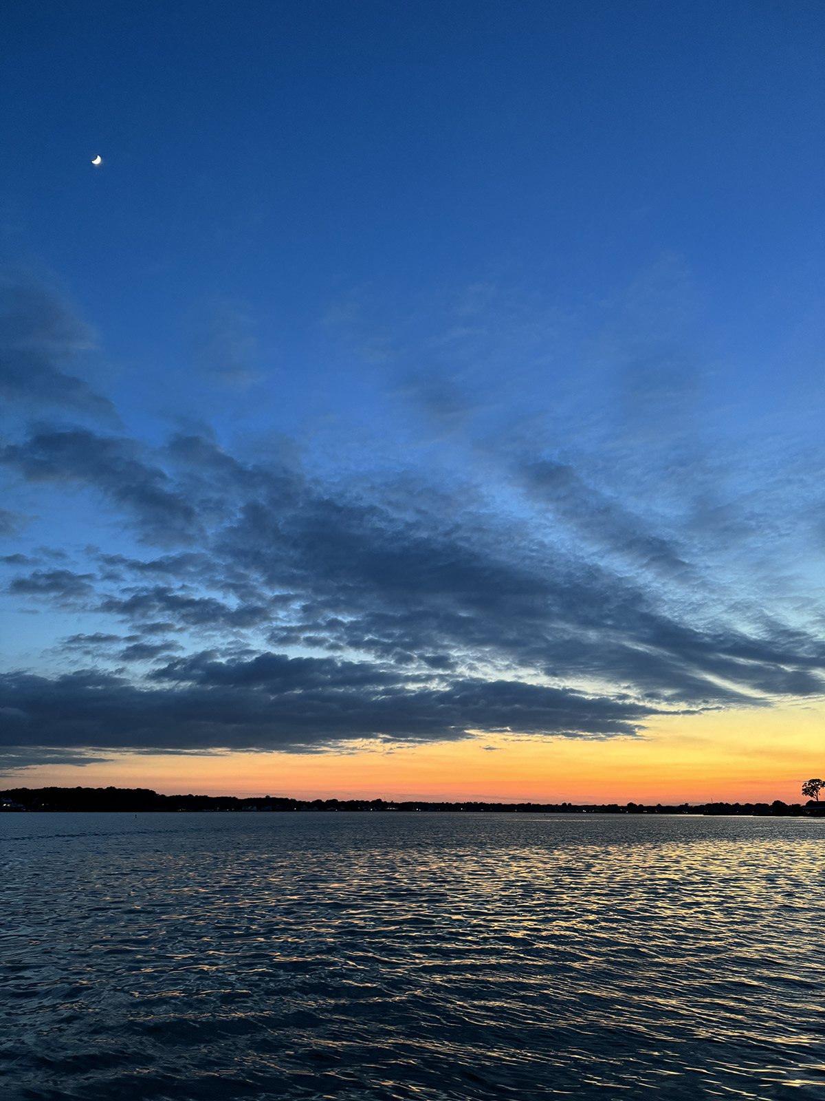 Sunset over Middle River, Maryland